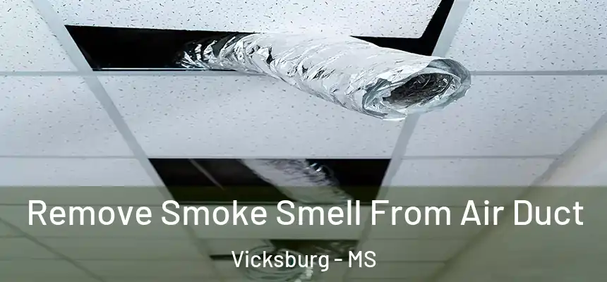  Remove Smoke Smell From Air Duct Vicksburg - MS